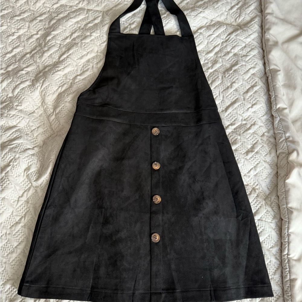 SHEIN Black Textured Dress